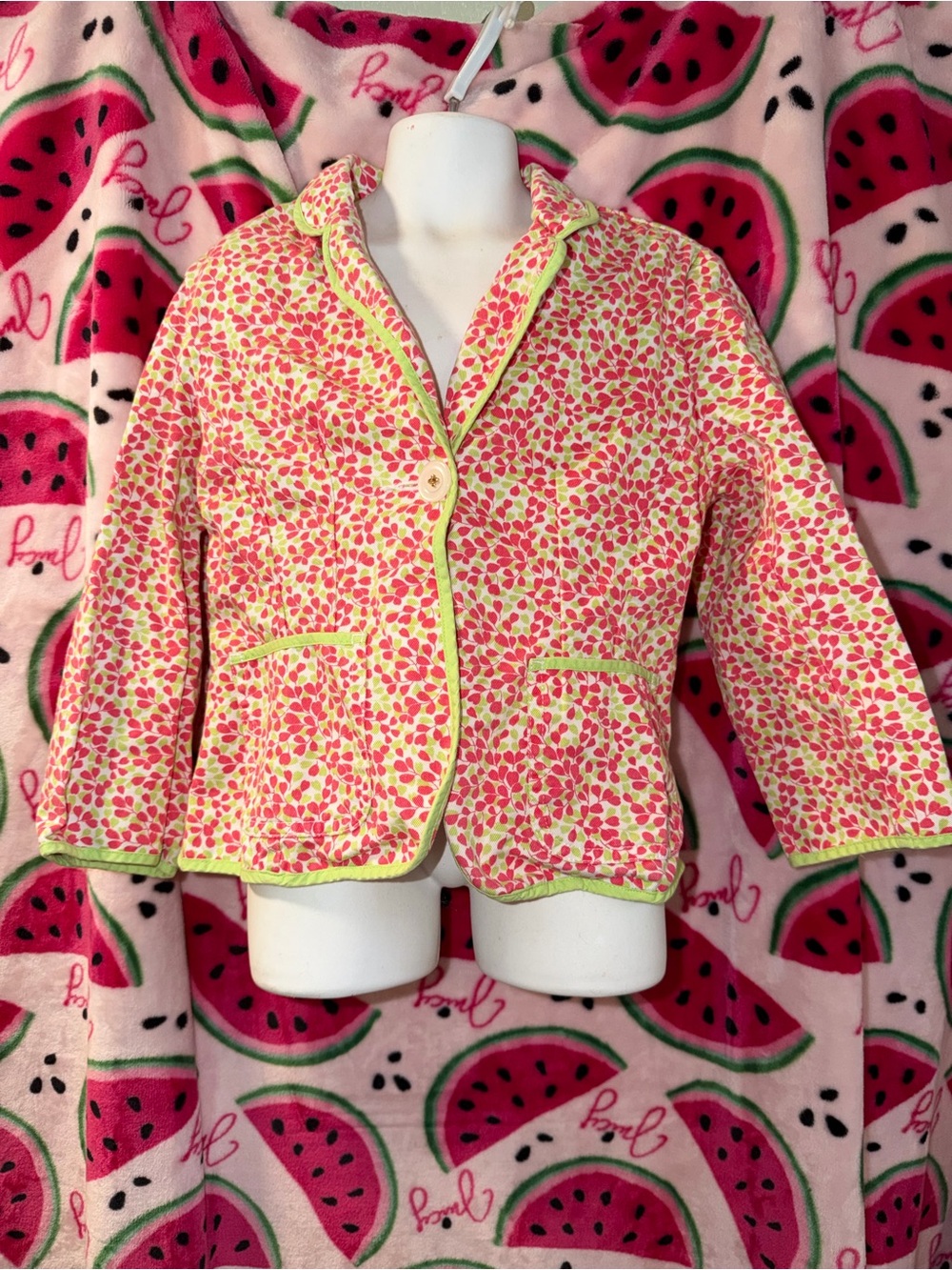 Cato Colorful Floral Print Blazer